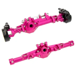MEUS Racing Metal H10 Optic Vorder- und Hinterachsgehäuse Pink