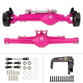 MEUS Racing Metal H10 Optic Vorder- und Hinterachsgehäuse Pink