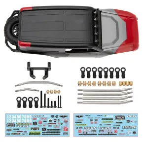 MEUS Racing MB18 Karosserie- und Chassis-Rahmen-Set (Rot)