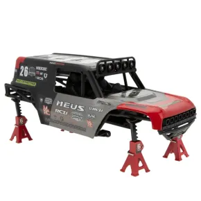 MEUS Racing MB18 Karosserie- und Chassis-Rahmen-Set (Rot)