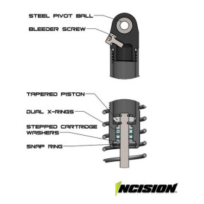 S8E 90mm Scale Shock Set