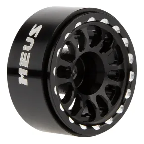 MEUS Racing 0,7-Zoll Beadlock-Felgen für 1/30 Axial SCX30 Schwarz