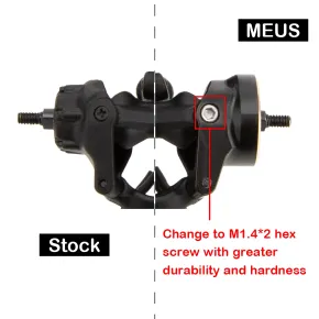 MEUS Racing SCX30 Lenkschenkel aus Messing für Axial 1/30