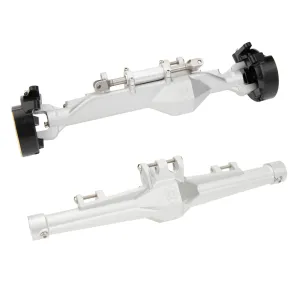 MEUS Racing Metal H10 Optic Vorder- und Hinterachsgehäuse Silber