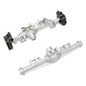 MEUS Racing Metal H10 Optic Vorder- und Hinterachsgehäuse Silber