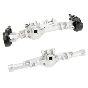 MEUS Racing Metal H10 Optic Vorder- und Hinterachsgehäuse Silber