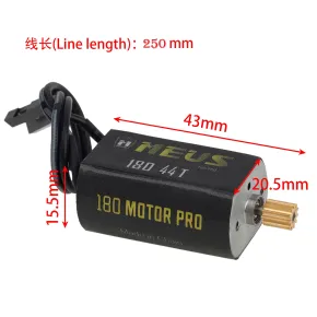 MEUS Racing 180er Brushed-Motor 11T-Messingritzel