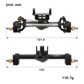 MEUS Racing TRX4M Metallportalachsen-Upgrade 1/18