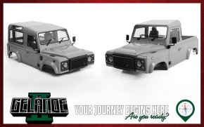 Gelande II Truck Kit LR Defender D90 Hart-Karo-Set RC4WD (RC4ZK0073)