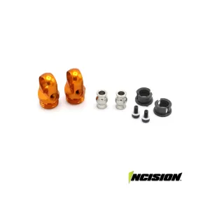 Incision 2S8E Machined Shock Cap Orange